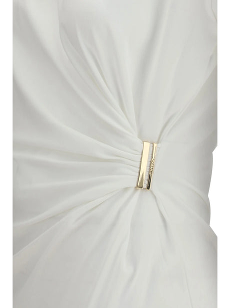 Pinko Draped Mary T-shirt - White-Biancaneve
