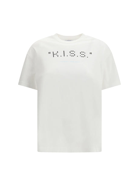 Off-White Kiss Quote T-shirt - White-Black