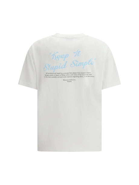 Off-White Kiss Quote T-shirt - White-Black