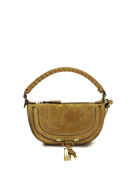 Chloé Marcie suede mini Shoulder Bag - Whispering Orange
