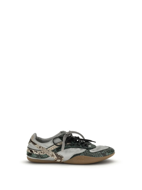 Miu Miu Python print Sneakers - Nube+Abete