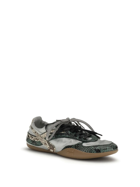 Miu Miu Python print Sneakers - Nube+Abete