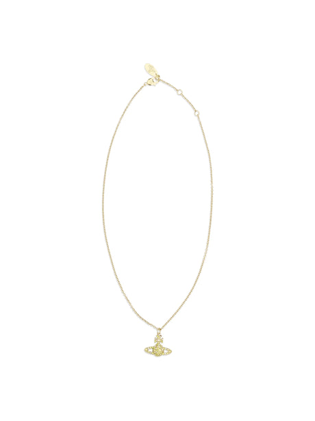 Vivienne Westwood Grace Bas Relief Necklace - Gold / Jonquil, Citrine, Light Topaz Cry
