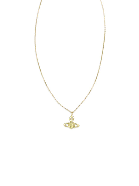 Vivienne Westwood Grace Bas Relief Necklace - Gold / Jonquil, Citrine, Light Topaz Cry