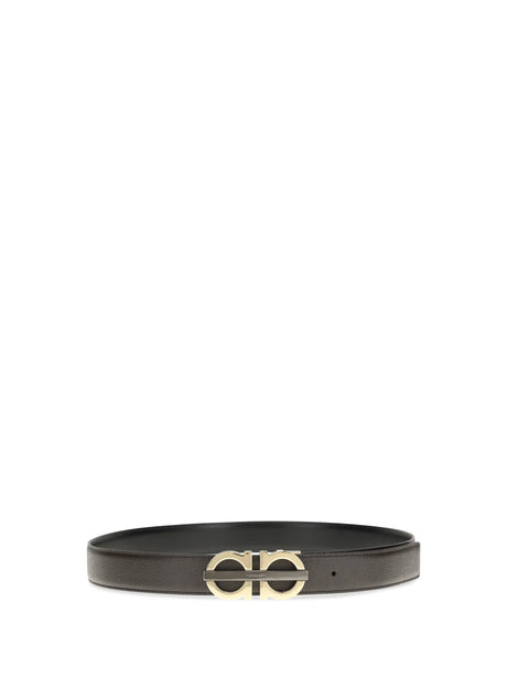 Ferragamo Reversible and adjustable Gancini Belt - T.Moro