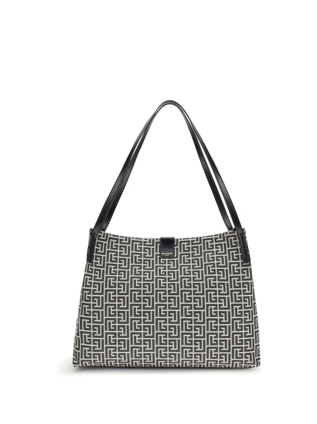 Balmain Medium Tote Bag - Ivoire/Noir