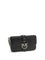 Pinko Baby Love Shoulder Bag - Black-Old Silver