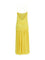 Jacquemus Pleated midi Dress - Yellow