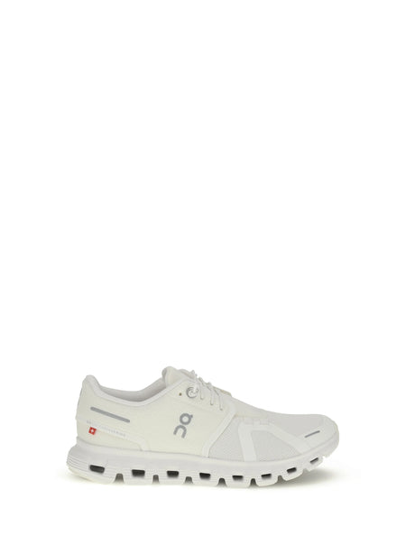 On Cloud 6 Sneakers - White/White