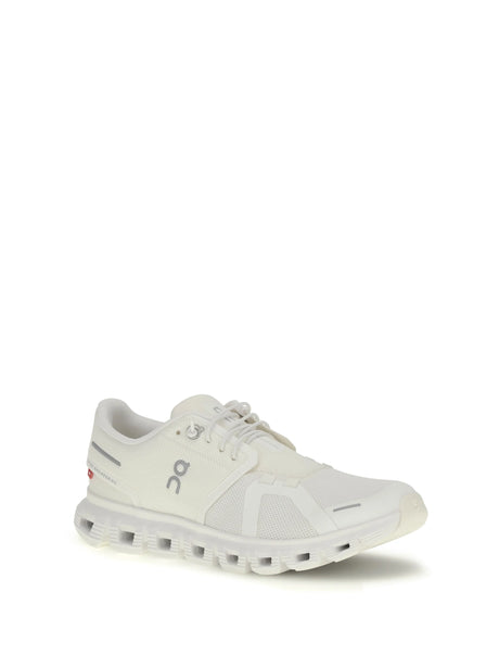 On Cloud 6 Sneakers - White/White