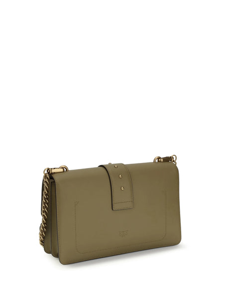 Pinko One Simply Love Bag One Shoulder Bag - Green Canguro