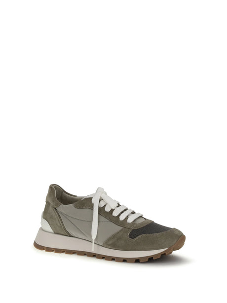 Brunello Cucinelli Runner Sneakers - New Kaky
