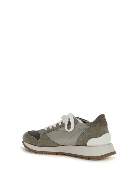 Brunello Cucinelli Runner Sneakers - New Kaky