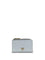 Pinko Zip Card Holder - Light Blue Sky Blue-Antique Gold