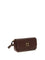 Pinko Baguette Soft Shoulder Bag - Burgundy Wine-Antique Gold
