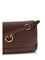 Pinko Baguette Soft Shoulder Bag - Burgundy Wine-Antique Gold