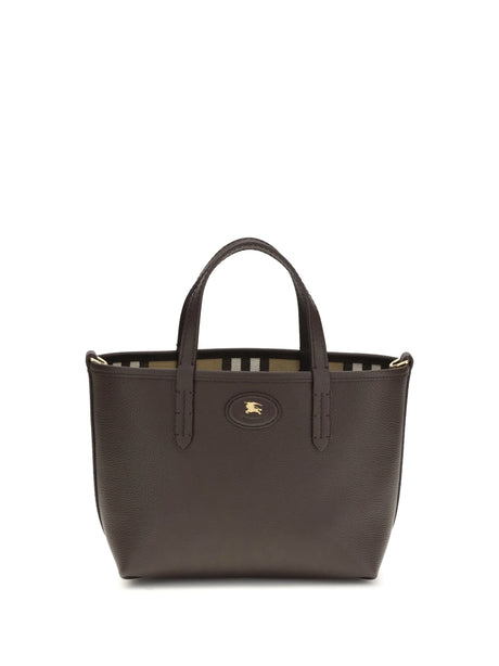 Burberry Bloomsbury Mini Reversible Tote Bag - Peat/Sand