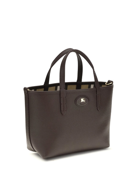 Burberry Bloomsbury Mini Reversible Tote Bag - Peat/Sand