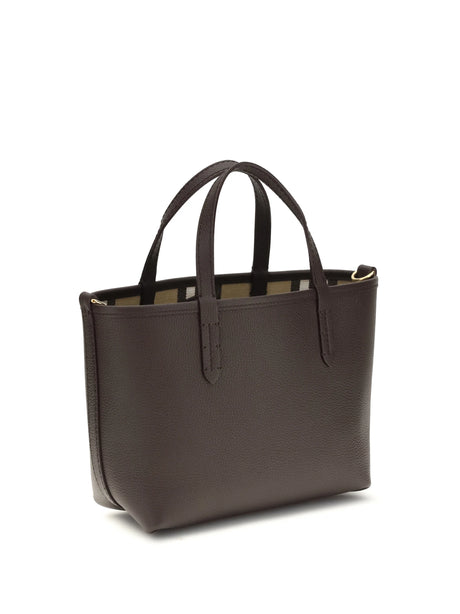 Burberry Bloomsbury Mini Reversible Tote Bag - Peat/Sand