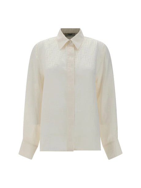 Fendi Silk Shirt - Penelope-Cream