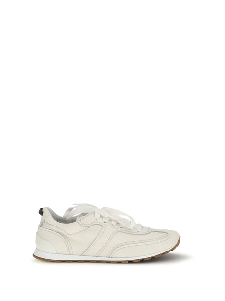 Brunello Cucinelli Leather Sneakers - Butter