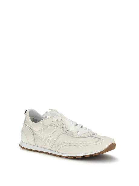 Brunello Cucinelli Leather Sneakers - Butter