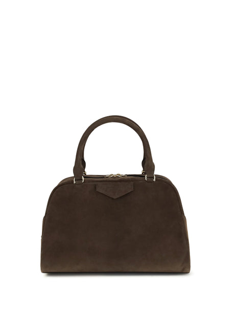 Givenchy Antigona East-West Soft medium suede Handbag - Ebony Brown