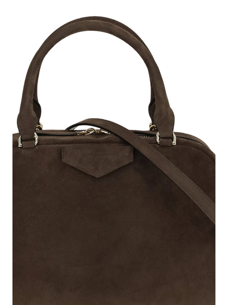 Givenchy Antigona East-West Soft medium suede Handbag - Ebony Brown