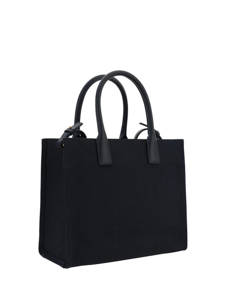 Versace Cotton Shoulder Bag - Black Versace Gold