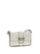 Pinko Mini Love Shoulder Bag - White Nembo-Old Silver