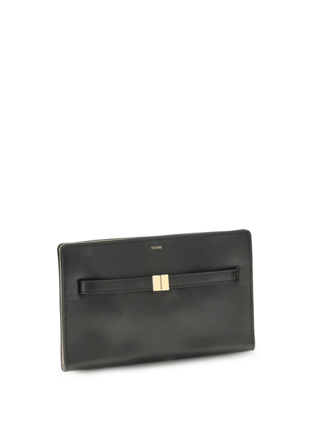 Toteme Belted leather crossbody Bag - Black
