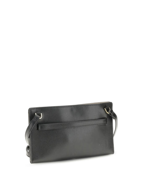 Toteme Belted leather crossbody Bag - Black