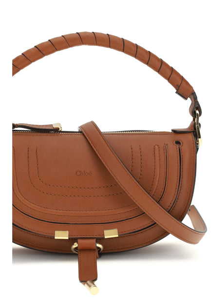 Chloé Marcie mini Shoulder Bag - Clay Brown