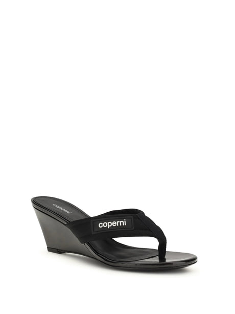 Coperni Lift flip-flop Sandals - Black
