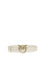 Pinko Love Berry Belt - White Seta-Antique Gold