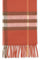 Burberry Cashmere Check Scarf - Roux Red