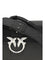 Pinko Love One Shoulder Bag - Black Limousine - Matt Silver