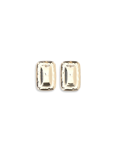 Self-Portrait Mottled gold Earrings
