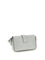 Pinko Mini Love Shoulder Bag - Grey Pearl-Old Silver