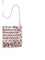 Self-Portrait Crystal mesh Pouch - Pink