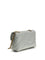 Pinko Love Classic leather Shoulder Bag - Grey Pearl-Antique Gold