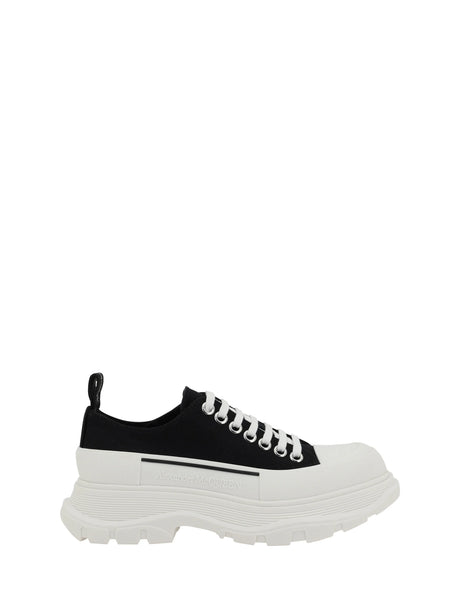 Alexander Mcqueen Tread Slick Sneakers - Black/White