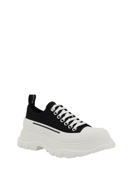 Alexander Mcqueen Tread Slick Sneakers - Black/White