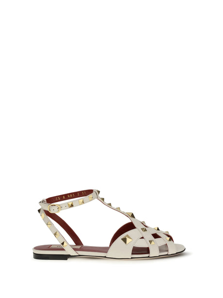 Valentino Garavani Studdy Sandals - Ivory