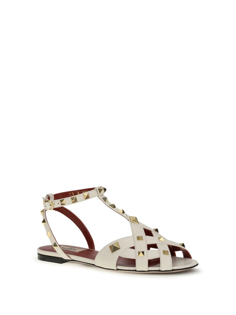 Valentino Garavani Studdy Sandals - Ivory