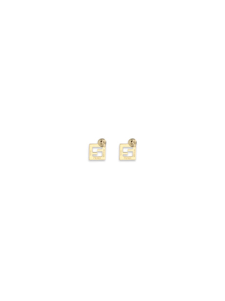 Fendi Forever Earrings - Gold Soft+Bianco