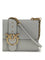Pinko One Simply Love Bag One Shoulder Bag - Grey Pearl-Antique Gold