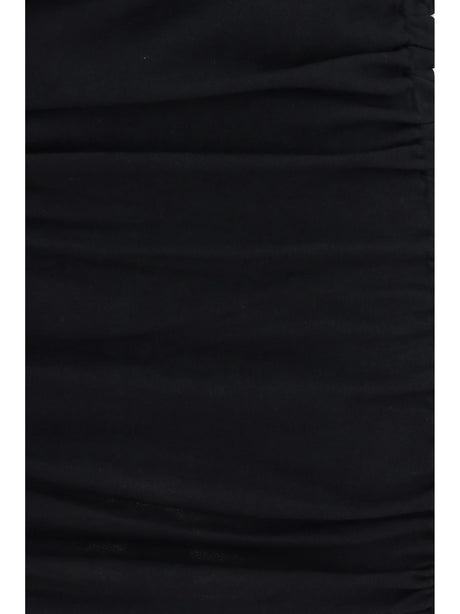 Pinko Short jersey Dress - Black Limousine