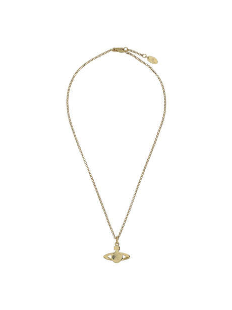 Vivienne Westwood Logo Necklace - Gold Light Colorado Topaz