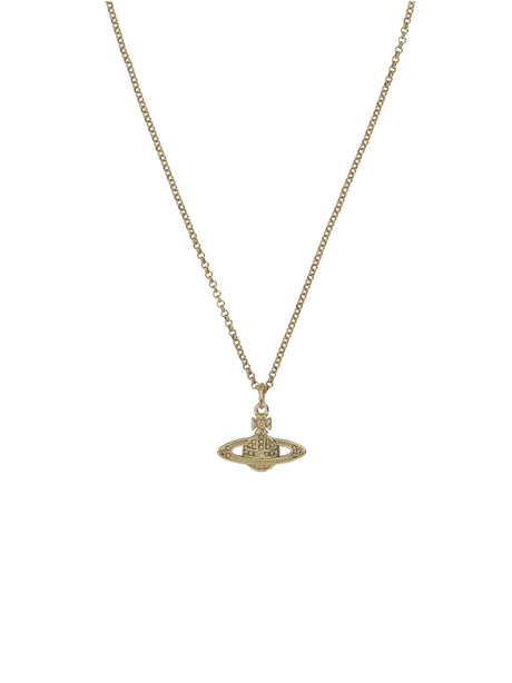 Vivienne Westwood Logo Necklace - Gold Light Colorado Topaz